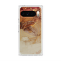 Premium Square Case with Pixelsnap［ Marble Brown ］