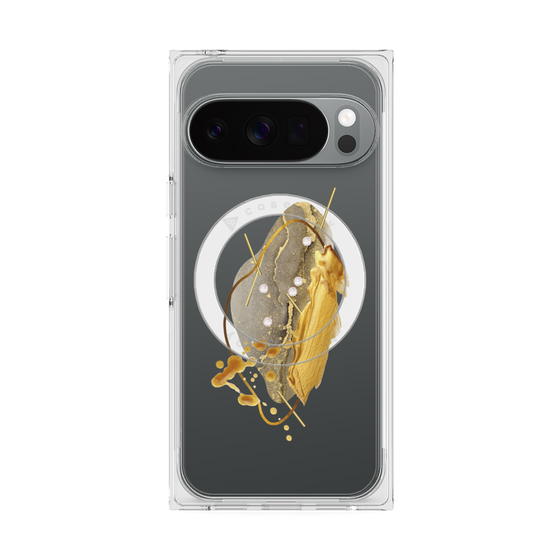 Premium Square Case with Pixelsnap［ Nuance Painting Gray ］