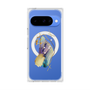 Premium Square Case with Pixelsnap［ Nuance Painting Blue ］