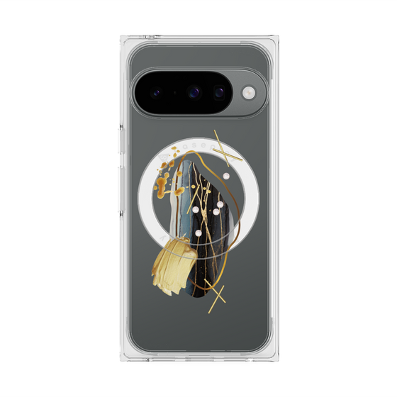 Premium Square Case with Pixelsnap［ Nuance Painting Black ］