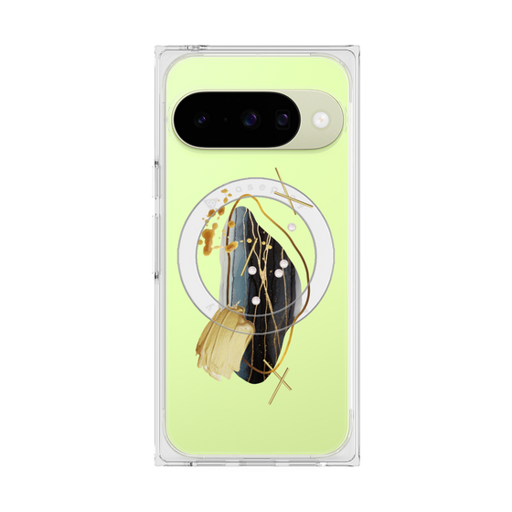 Premium Square Case with Pixelsnap［ Nuance Painting Black ］