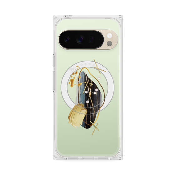 Premium Square Case with Pixelsnap［ Nuance Painting Black ］