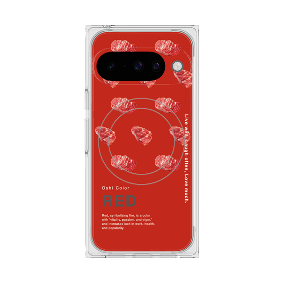 Premium Square Case with Pixelsnap［ RED-Meat ］