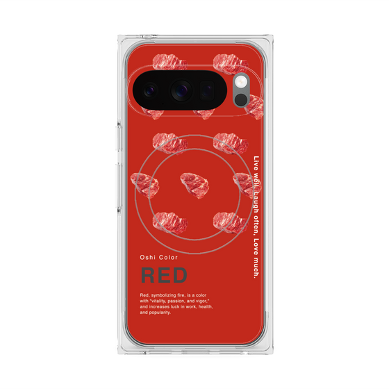 Premium Square Case with Pixelsnap［ RED-Meat ］