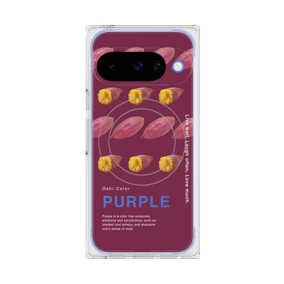 Premium Square Case with Pixelsnap［ PURPLE-Sweet potato ］