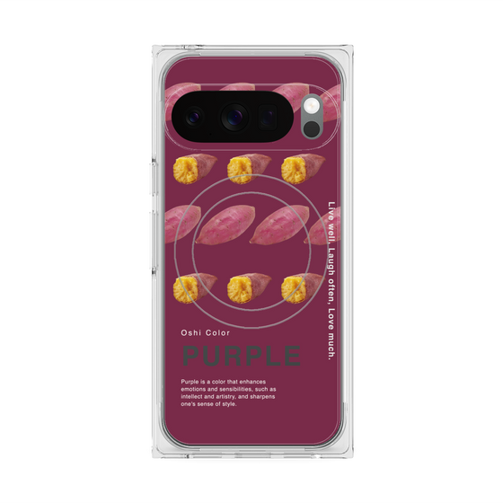 Premium Square Case with Pixelsnap［ PURPLE-Sweet potato ］