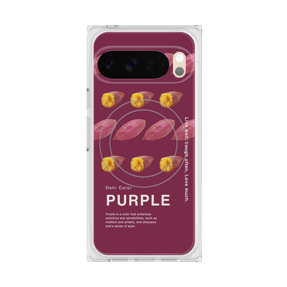 Premium Square Case with Pixelsnap［ PURPLE-Sweet potato ］