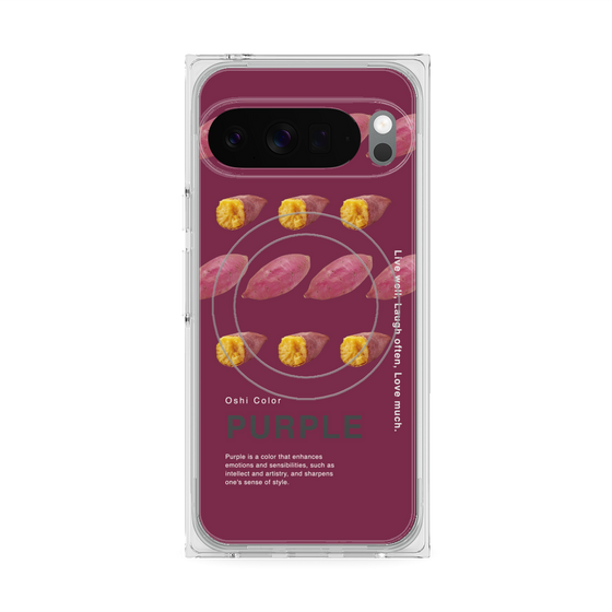 Premium Square Case with Pixelsnap［ PURPLE-Sweet potato ］