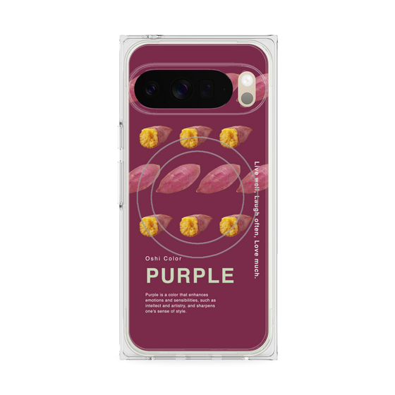 Premium Square Case with Pixelsnap［ PURPLE-Sweet potato ］