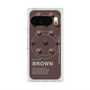 Premium Square Case with Pixelsnap［ BROWN-Chocolate ］