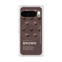 Premium Square Case with Pixelsnap［ BROWN-Chocolate ］
