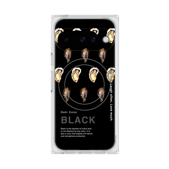 Premium Square Case with Pixelsnap［ BLACK-Oyster ］