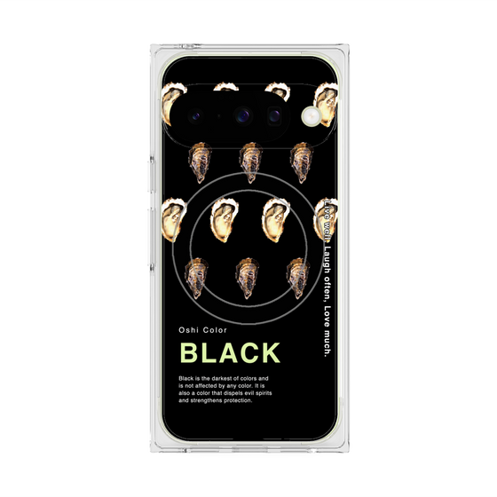 Premium Square Case with Pixelsnap［ BLACK-Oyster ］