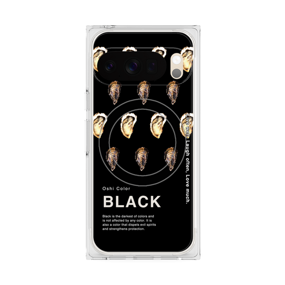 Premium Square Case with Pixelsnap［ BLACK-Oyster ］