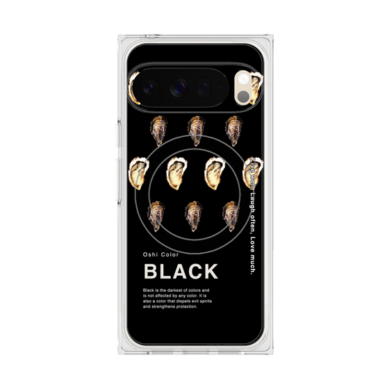 Premium Square Case with Pixelsnap［ BLACK-Oyster ］