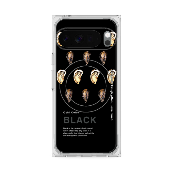 Premium Square Case with Pixelsnap［ BLACK-Oyster ］