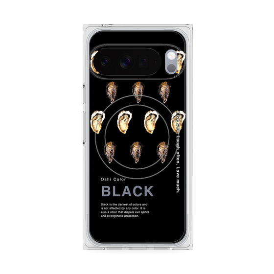 Premium Square Case with Pixelsnap［ BLACK-Oyster ］