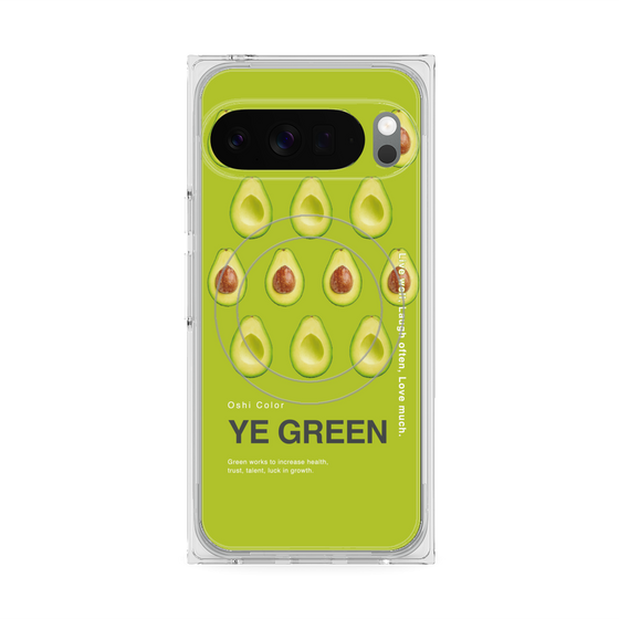 Premium Square Case with Pixelsnap［ YE GREEN-Avocado ］