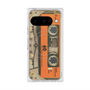 Premium Square Case with Pixelsnap［ RETORO CASSETTE TAPE - Skeleton Orange ］