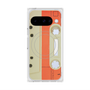 Premium Square Case with Pixelsnap［ RETORO CASSETTE TAPE - Opacity White ］