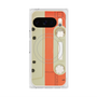 Premium Square Case with Pixelsnap［ RETORO CASSETTE TAPE - Opacity White ］
