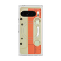Premium Square Case with Pixelsnap［ RETORO CASSETTE TAPE - Opacity White ］