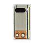 Premium Square Case with Pixelsnap［ RETORO RADIO - Orange ］