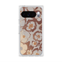 Premium Square Case with Pixelsnap［ y2k(Year2000) - Flower - Pink Beige ］