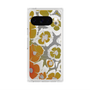 Premium Square Case with Pixelsnap［ y2k(Year2000) - Flower - Yellow Gray ］