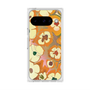 Premium Square Case with Pixelsnap［ y2k(Year2000) - Flower - Orange Pink ］