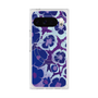 Premium Square Case with Pixelsnap［ y2k(Year2000) - Flower - Rich Purple ］