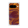 Premium Square Case with Pixelsnap［ y2k(Year2000) - Heart - High contrast Orange ］