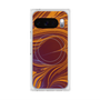 Premium Square Case with Pixelsnap［ y2k(Year2000) - Heart - High contrast Orange ］