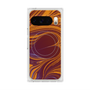 Premium Square Case with Pixelsnap［ y2k(Year2000) - Heart - High contrast Orange ］
