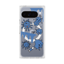 Premium Square Case with Pixelsnap［ PAINTING SMILE Blue ］