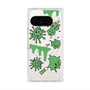 Premium Square Case with Pixelsnap［ PAINTING SMILE Green ］