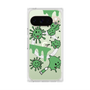 Premium Square Case with Pixelsnap［ PAINTING SMILE Green ］