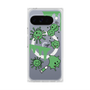 Premium Square Case with Pixelsnap［ PAINTING SMILE Green ］