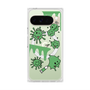 Premium Square Case with Pixelsnap［ PAINTING SMILE Green ］