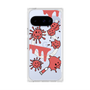 Premium Square Case with Pixelsnap［ PAINTING SMILE Red ］