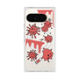 Premium Square Case with Pixelsnap［ PAINTING SMILE Red ］