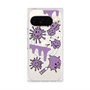 Premium Square Case with Pixelsnap［ PAINTING SMILE Purple ］