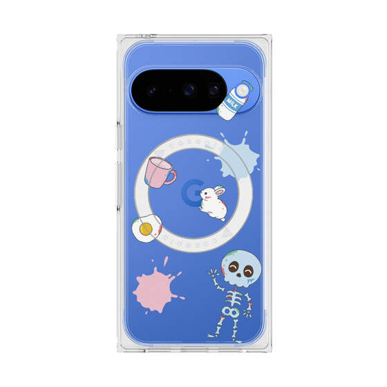 Premium Square Case with Pixelsnap［ DRAWING PAPER White ］