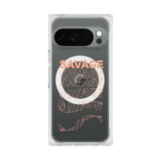 Premium Square Case with Pixelsnap［ SAVAGE Orange ］
