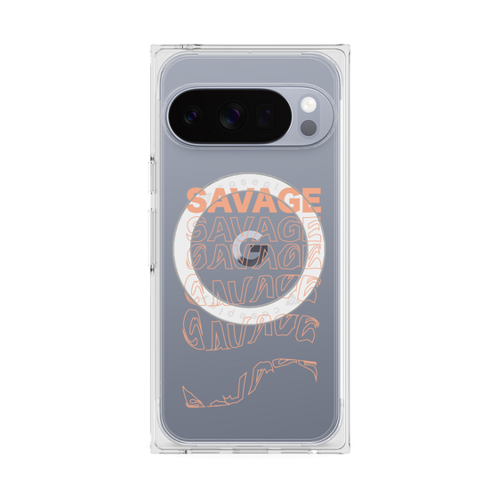 Premium Square Case with Pixelsnap［ SAVAGE Orange ］