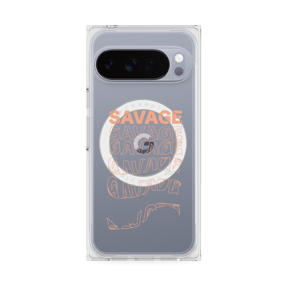 Premium Square Case with Pixelsnap［ SAVAGE Orange ］