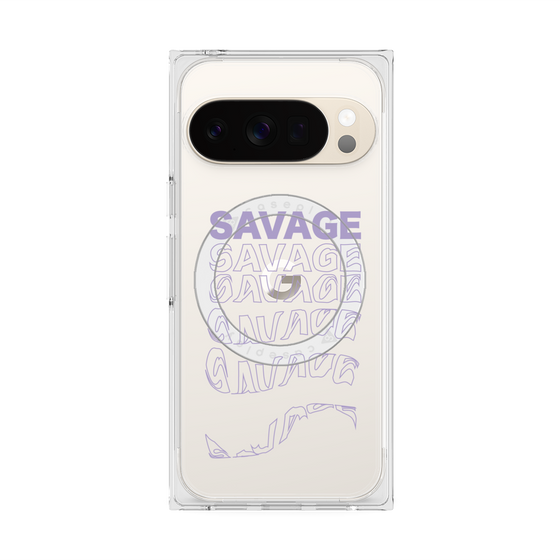 Premium Square Case with Pixelsnap［ SAVAGE Purple ］