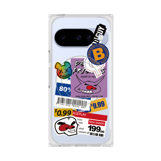 Premium Square Case with Pixelsnap［ Demon Friends Sticker .1 ］