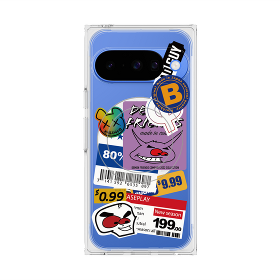 Premium Square Case with Pixelsnap［ Demon Friends Sticker .1 ］