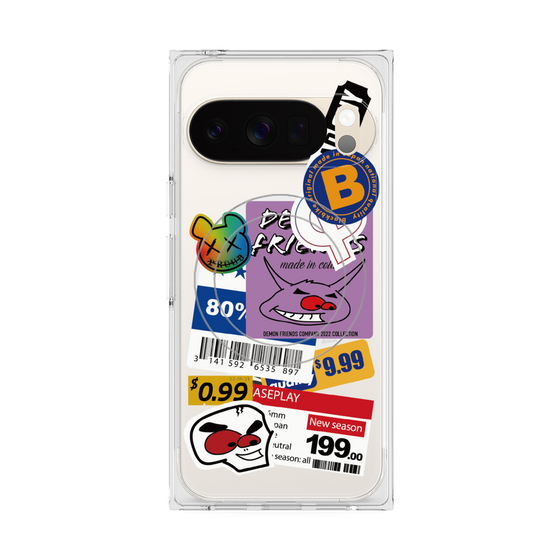 Premium Square Case with Pixelsnap［ Demon Friends Sticker .1 ］